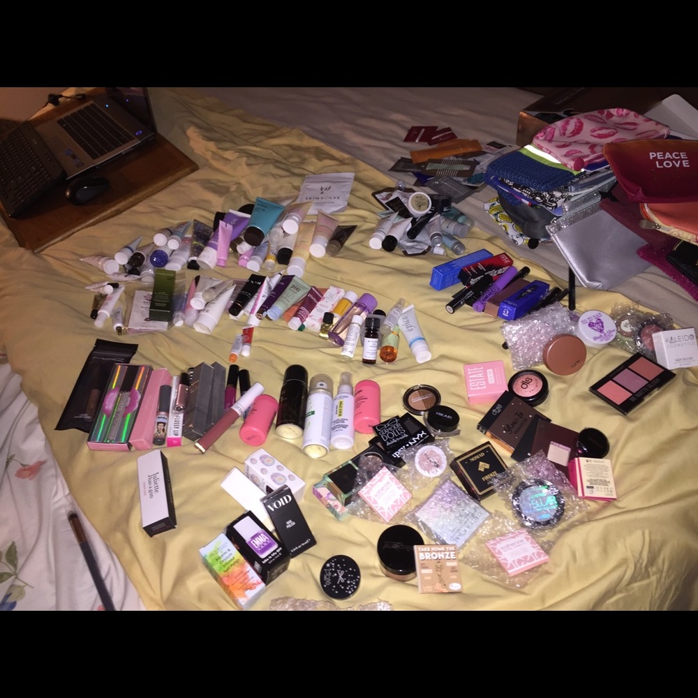 Over 150 items makeup hair skincare